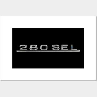 Mercedes Benz 280SEL Emblem Merchandise W108 W109 Posters and Art